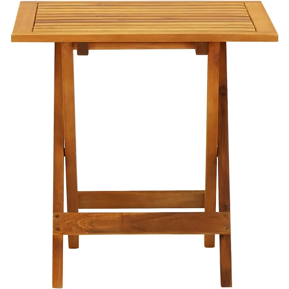 vidaXL Bistrotafel 46x46x47 cm massief acaciahout bruin, foto 2