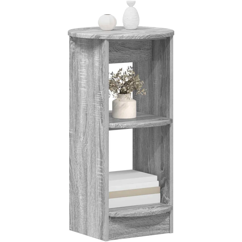 vidaXL Bijzetkast Grijze Sonoma 40 x 40 x 75 cm Geconstrueerd hout Grijs