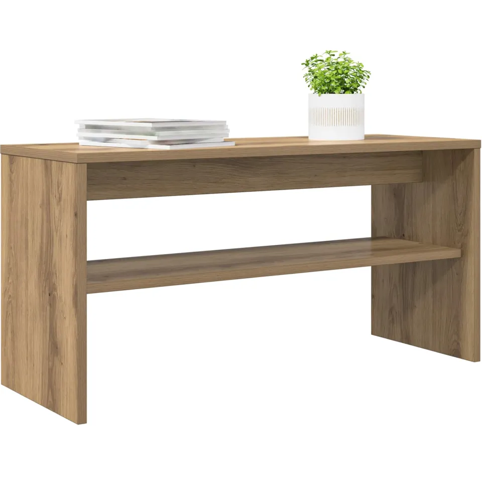 vidaXL TV-kast 80 x 30 x 40 cm Artisan Eiken Bewerkt hout Bruin