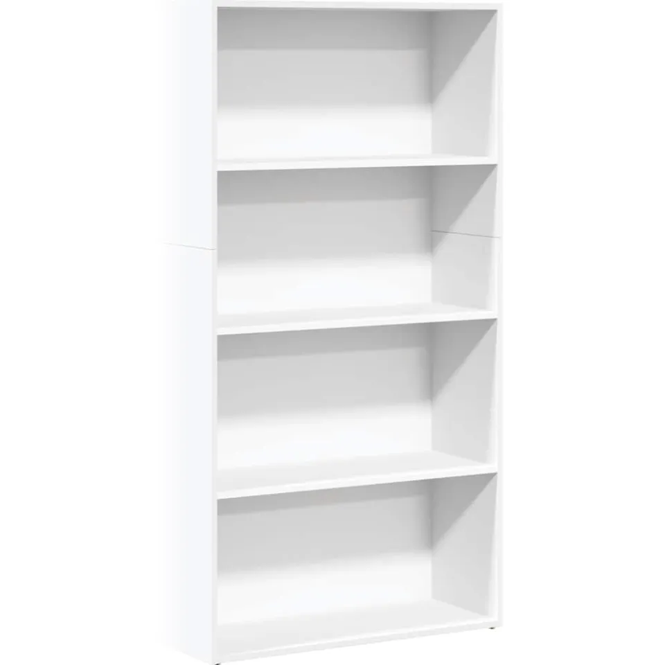 vidaXL Boekenkast 80x30x152 cm bewerkt hout wit, foto 3