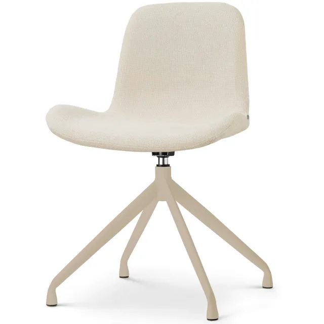Nolon Nola-Fé draaibare eetkamerstoel cottonbeige - beige onderstel