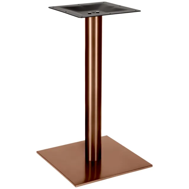 Vega Tafelonderstel voor binnen Orio vierkant; 40x40x72 cm (BxLxH); brons; vierkant
