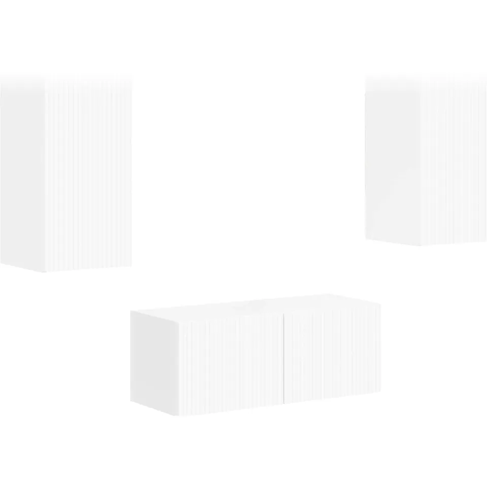 vidaXL Tv-meubelset 2 st 78,5 x 31 x 30 cm Hoogglans wit, foto 3