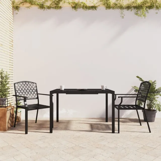 vidaXL 3-delige Tuinset staal antracietkleurig, foto 2