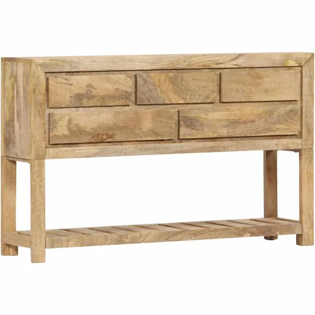 vidaXL Dressoir 120x30x75 cm massief mangohout Bruin