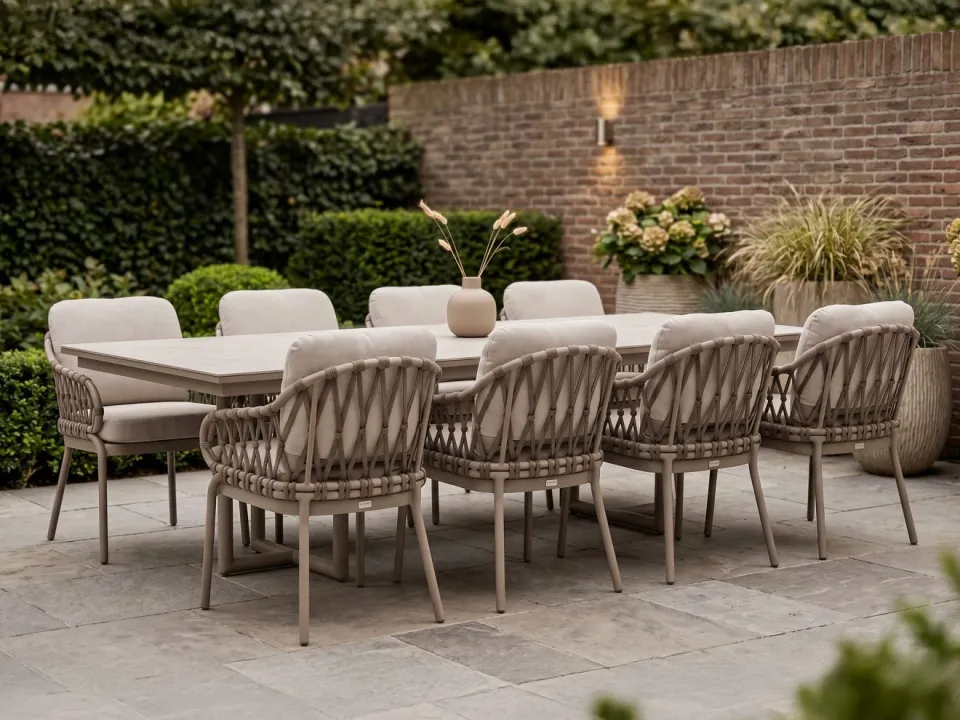 Tierra Outdoor Natal dining tuinstoel taupe, foto 3