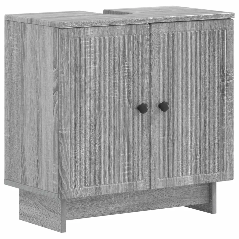 vidaXL Badkamer wastafelkast EDE Grijs Sonoma 59,5 x 31,5 x 59 cm, foto 3