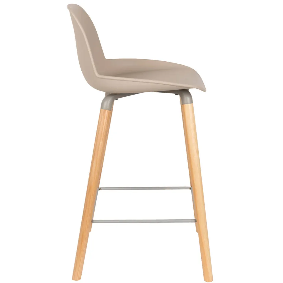 Zuiver Albert Kuip counter barkruk taupe, foto 4
