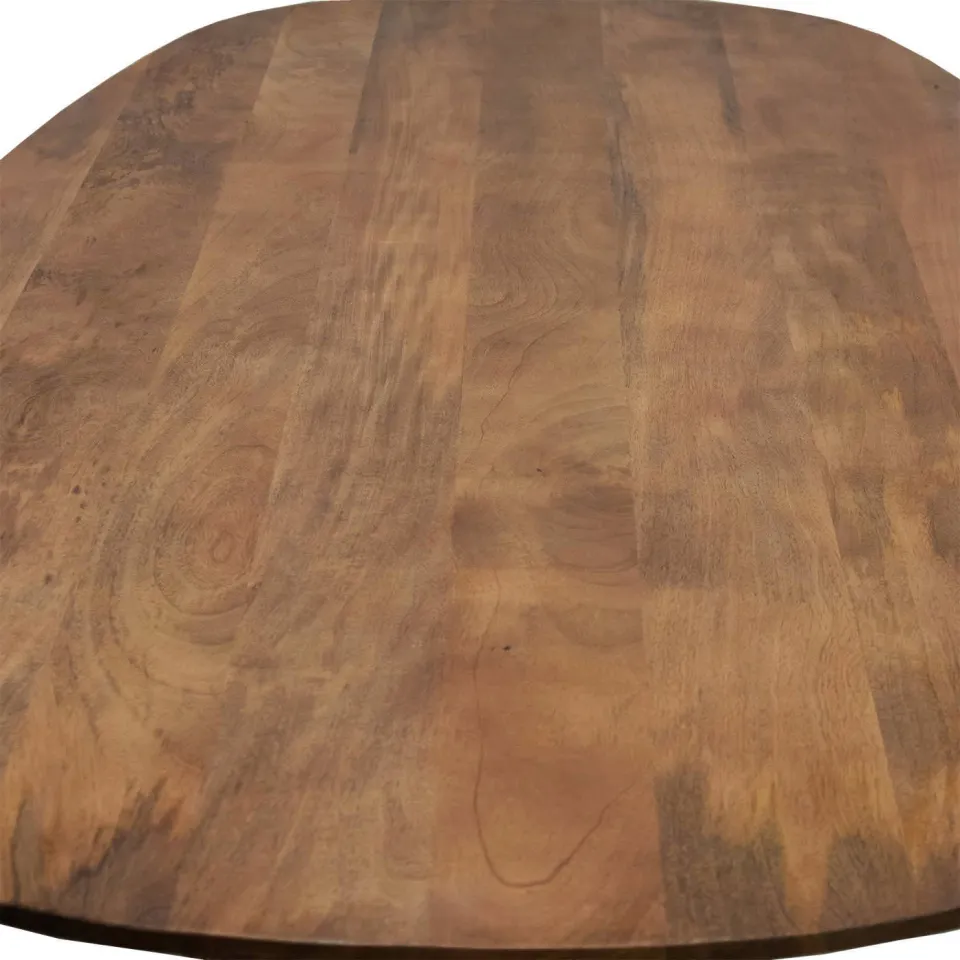 Giga Meubel Eettafel Feline - Deens Ovaal - Mangohout - 200cm, foto 5