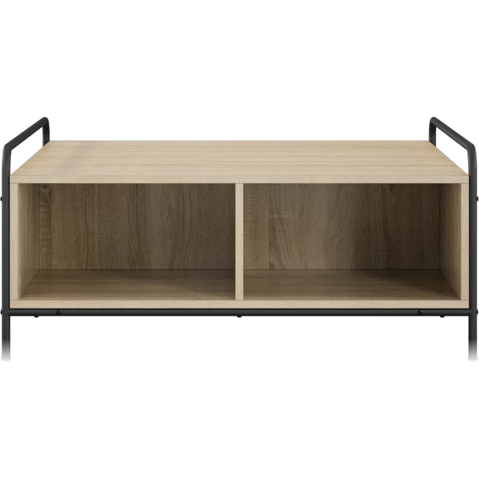vidaXL Salontafel Sonoma Eiken 90 x 90 x 41 cm Bewerkt hout Bruin