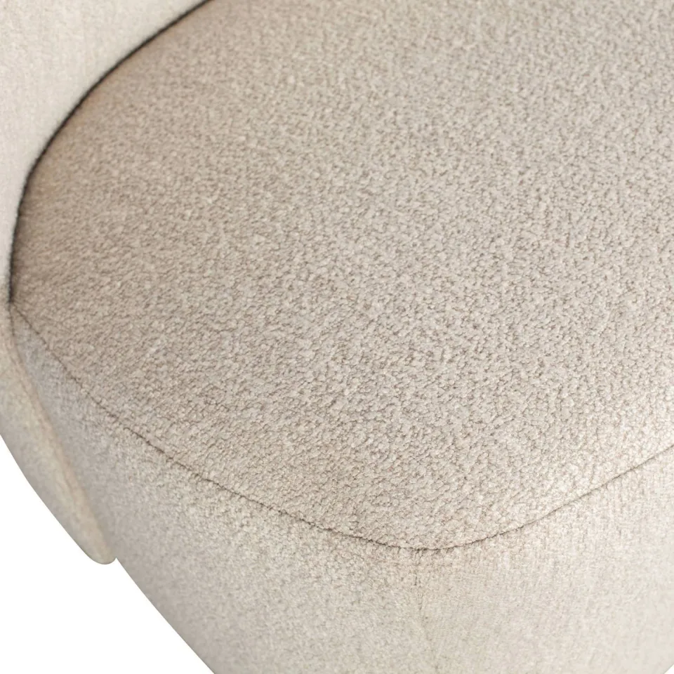 vtwonen Lofty Fauteuil - Boucle - Naturel - 75x68x72, foto 6