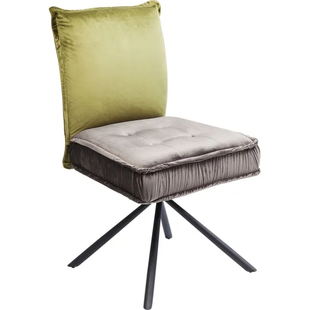Kare Design Kare Eetkamerstoel Chelsea Green Grijs/Groen