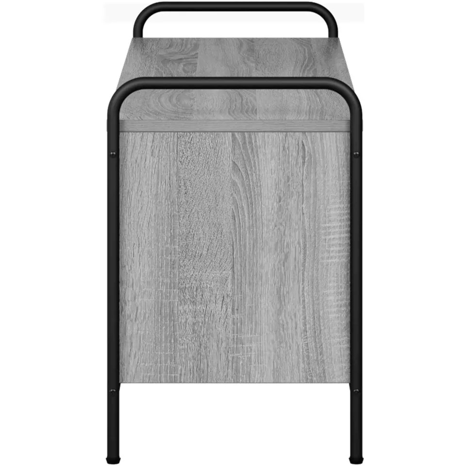 vidaXL Tv-meubel 140 x 39,5 x 50 cm Grijs Sonoma Bewerkt hout, foto 4