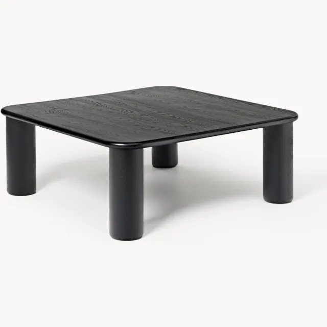 Westwing Collection Salontafel Didi van eikenhout Zwart