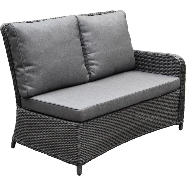 premium collection Bilbao premium dining loungeset 8 delig antraciet wicker