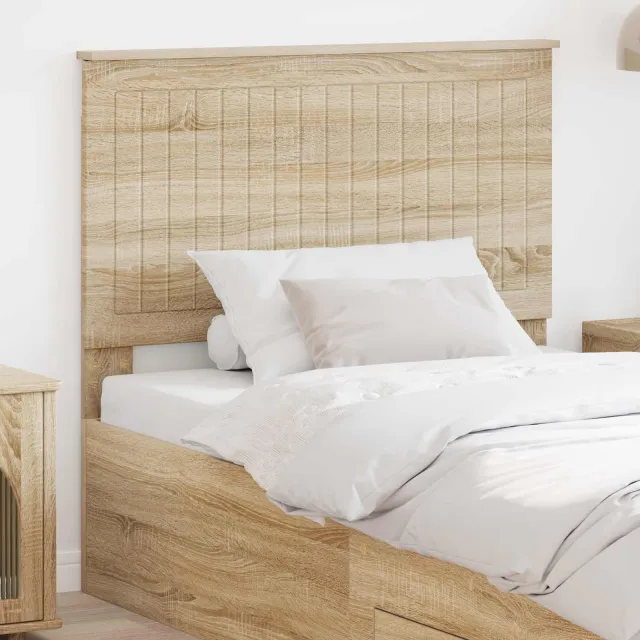 vidaXL Hoofdbord Sonoma Eiken Bewerkt hout Bruin