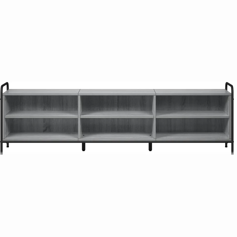 vidaXL Tv-meubel 140 x 39,5 x 50 cm Grijs Sonoma Bewerkt hout