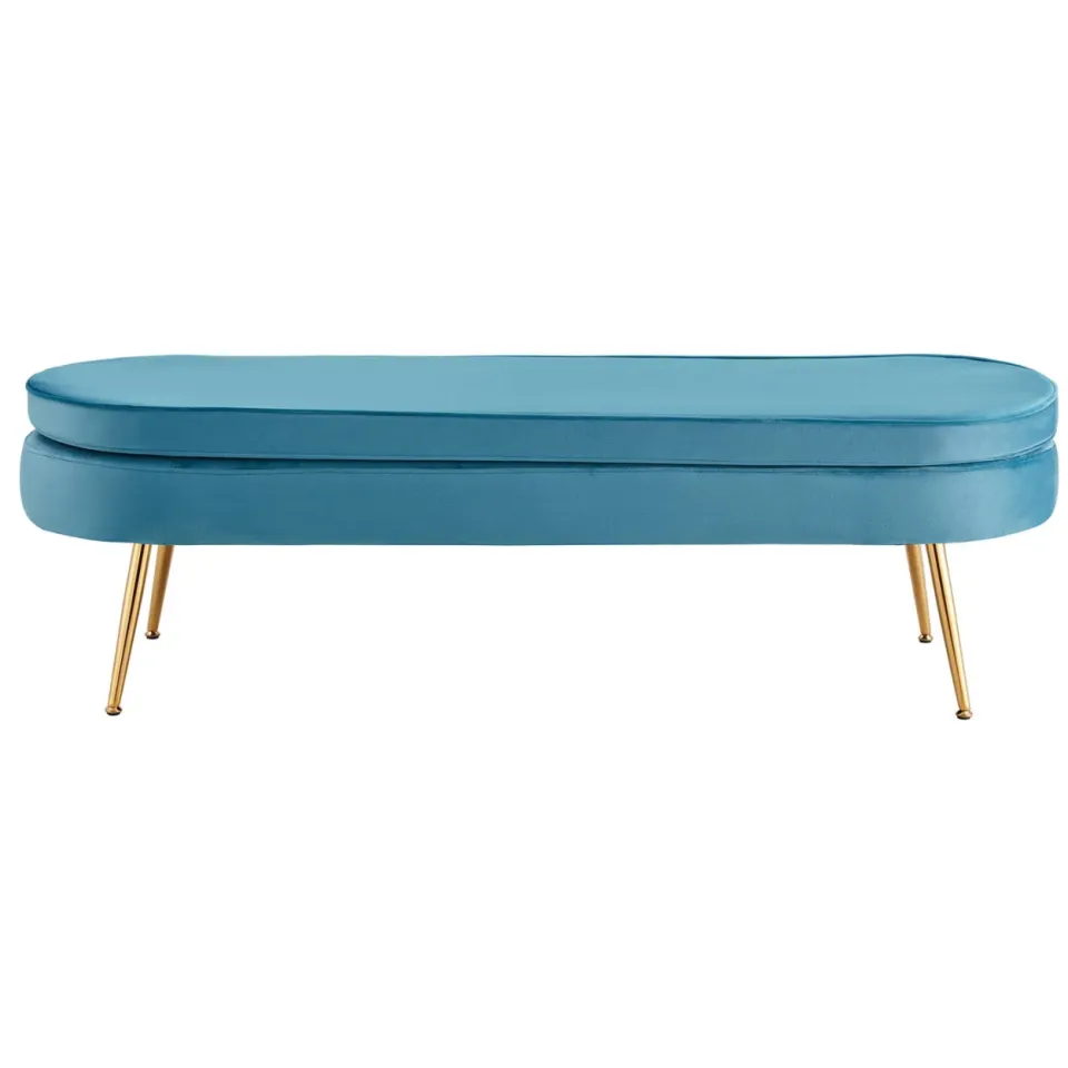 poef Chanelle blauw, foto 2