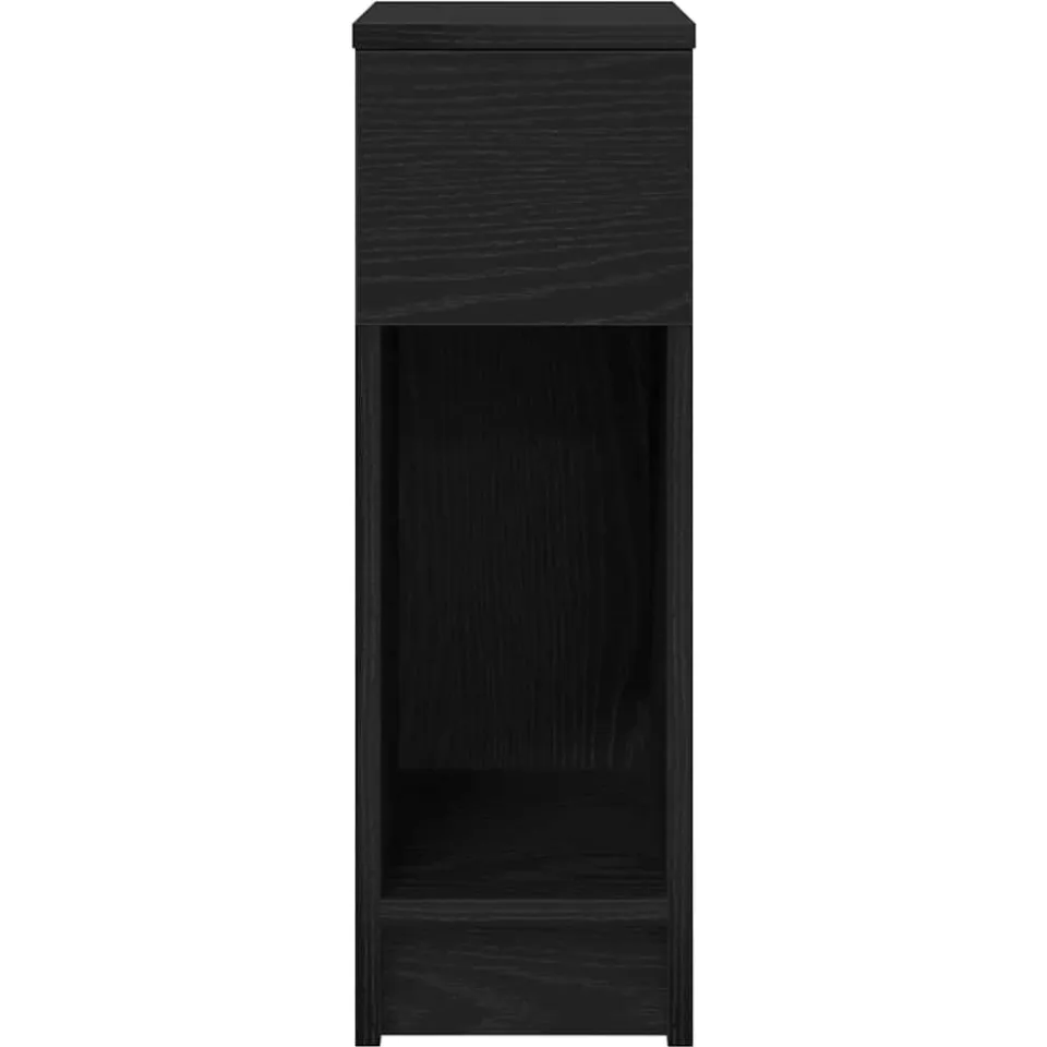 vidaXL Nachtkastjes 2 st met lade 20x36x60 cm zwart eikenkleurig, foto 4