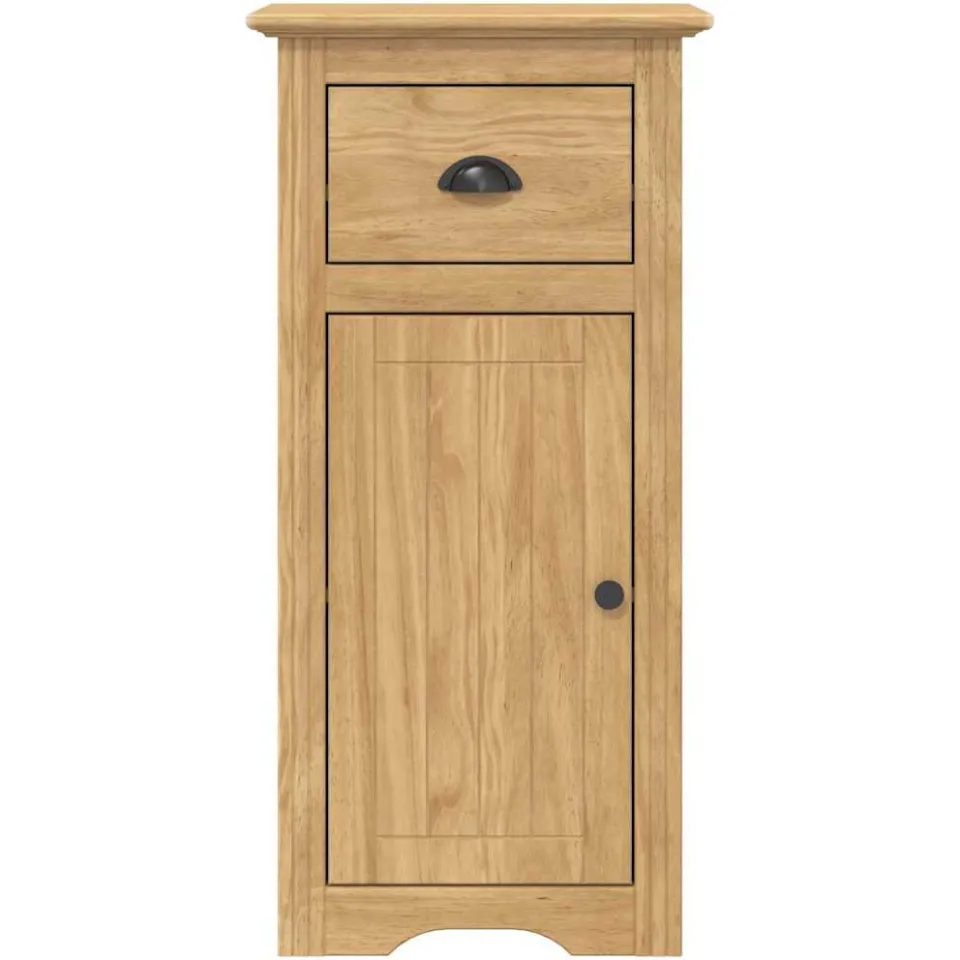 vidaXL Badkamer Kast BODO Honingbruin 44 x 30 x 90 cm Bewerkt hout bruin, foto 4