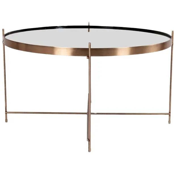 Artichok Liliana ronde salontafel brons - Ø 70 cm koper, foto 5