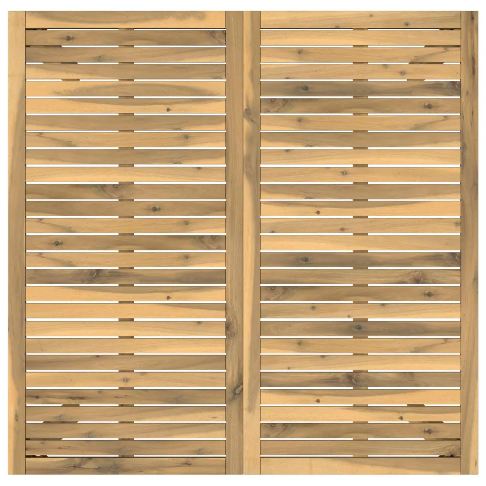 vidaXL Tuinbar Tafel LAREN Witgewassen 110 x 108,5 x 105 cm, foto 4