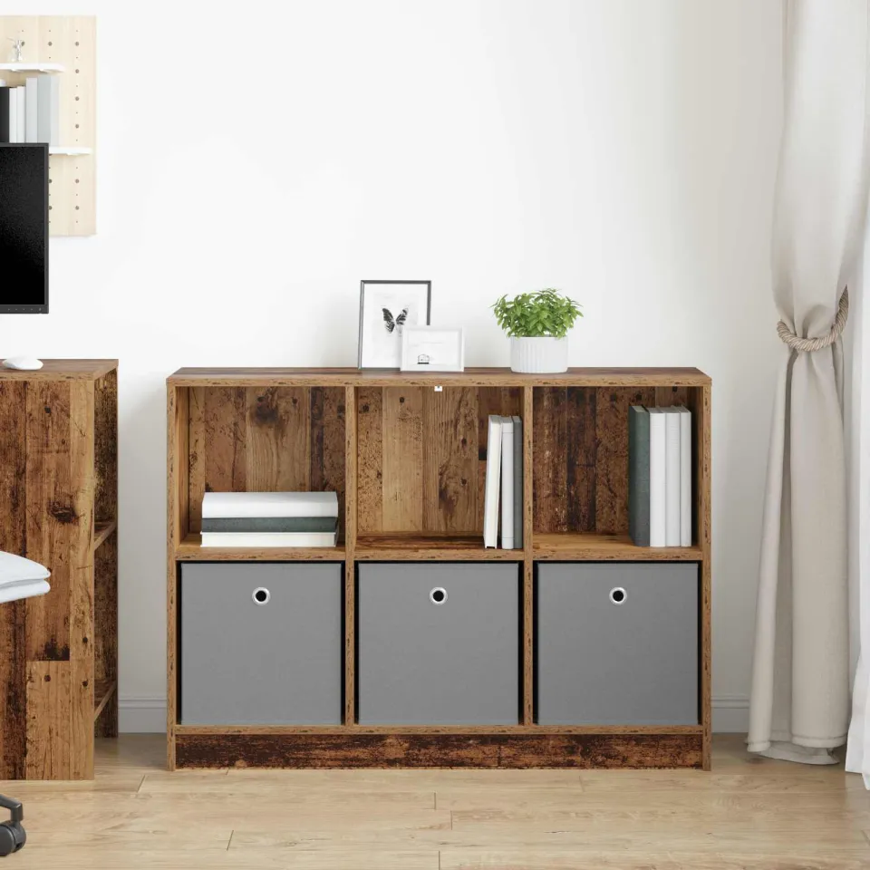 vidaXL Dressoir Oudhout 102 x 32 x 73,5 cm bruin, foto 4