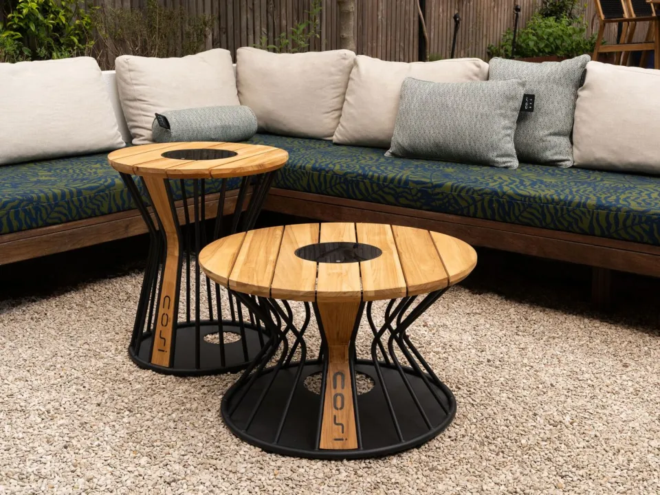 Cosi Cosilumia Bijzet tuintafel set ø70cm (h:41cm)/ø52cm (h:60cm), foto 4