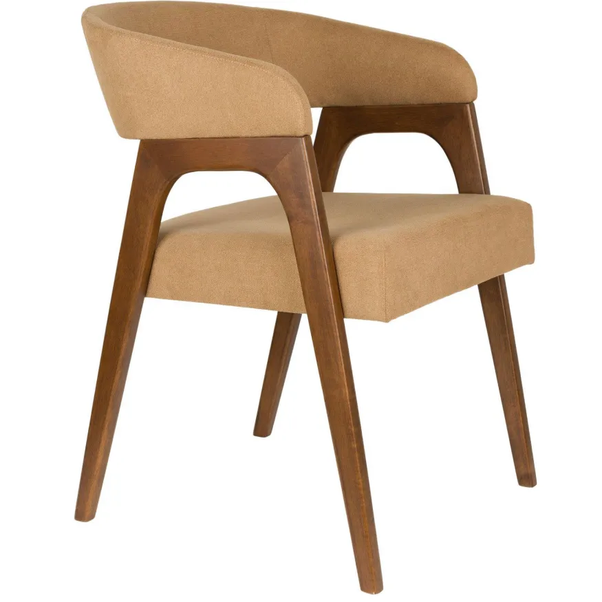 Dutchbone Adamello eetkamerstoel beige, foto 2