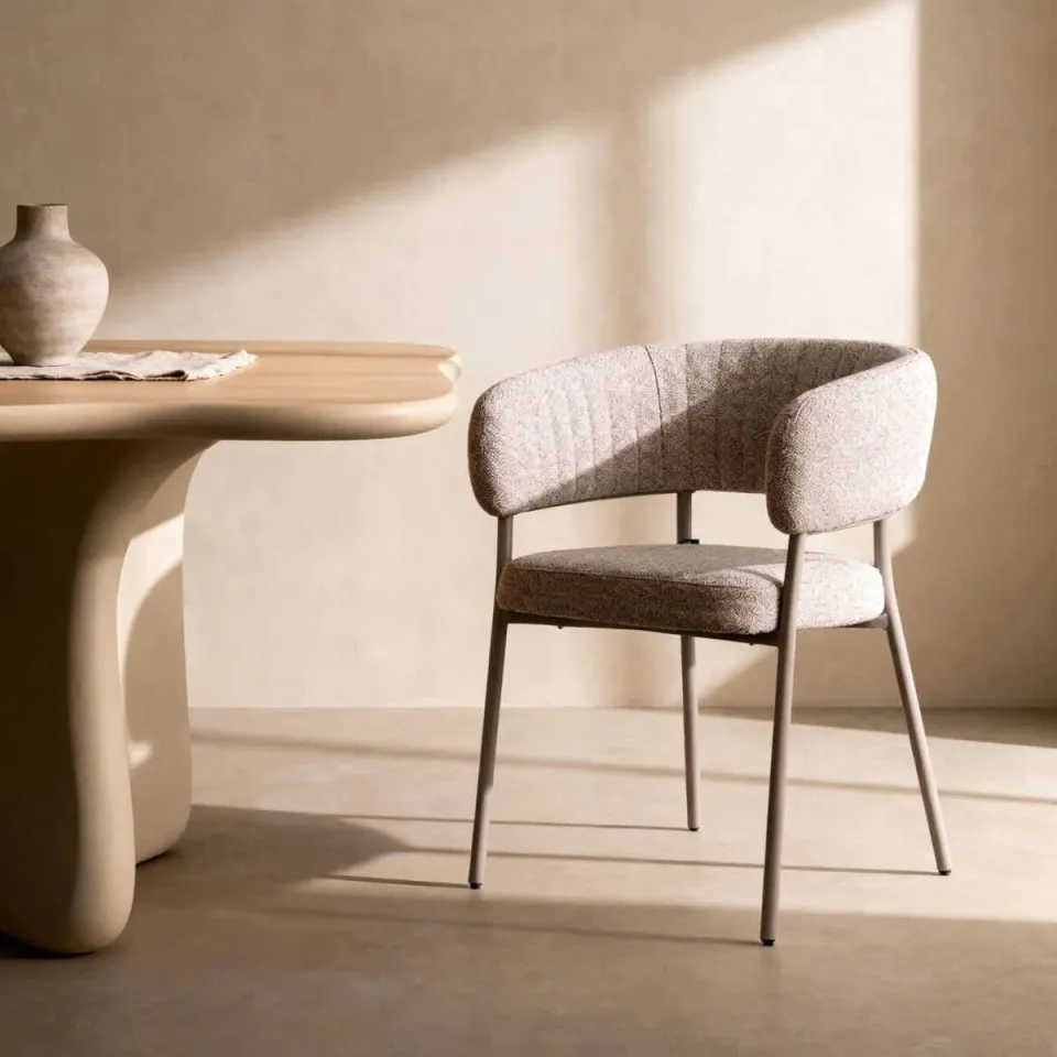 Giga Meubel Malilla eetkamerstoel taupe, foto 3
