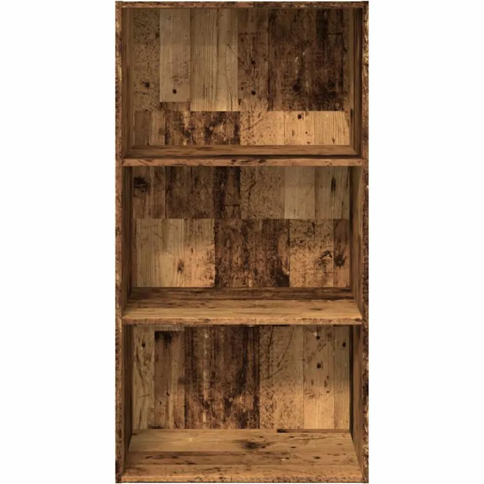 vidaXL Boekenkast 60x30x114 cm bewerkt hout oud houtkleurig bruin, foto 4