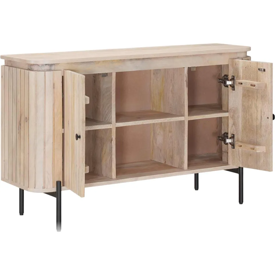vidaXL Dressoir 105 x 30 x 65 cm bruin, foto 2