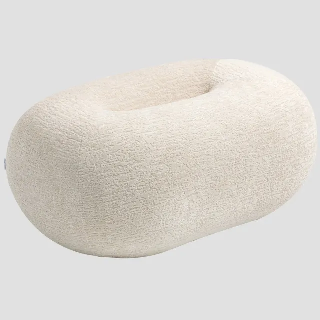 Homla Pouf - Ecru - 82x52x34 cm