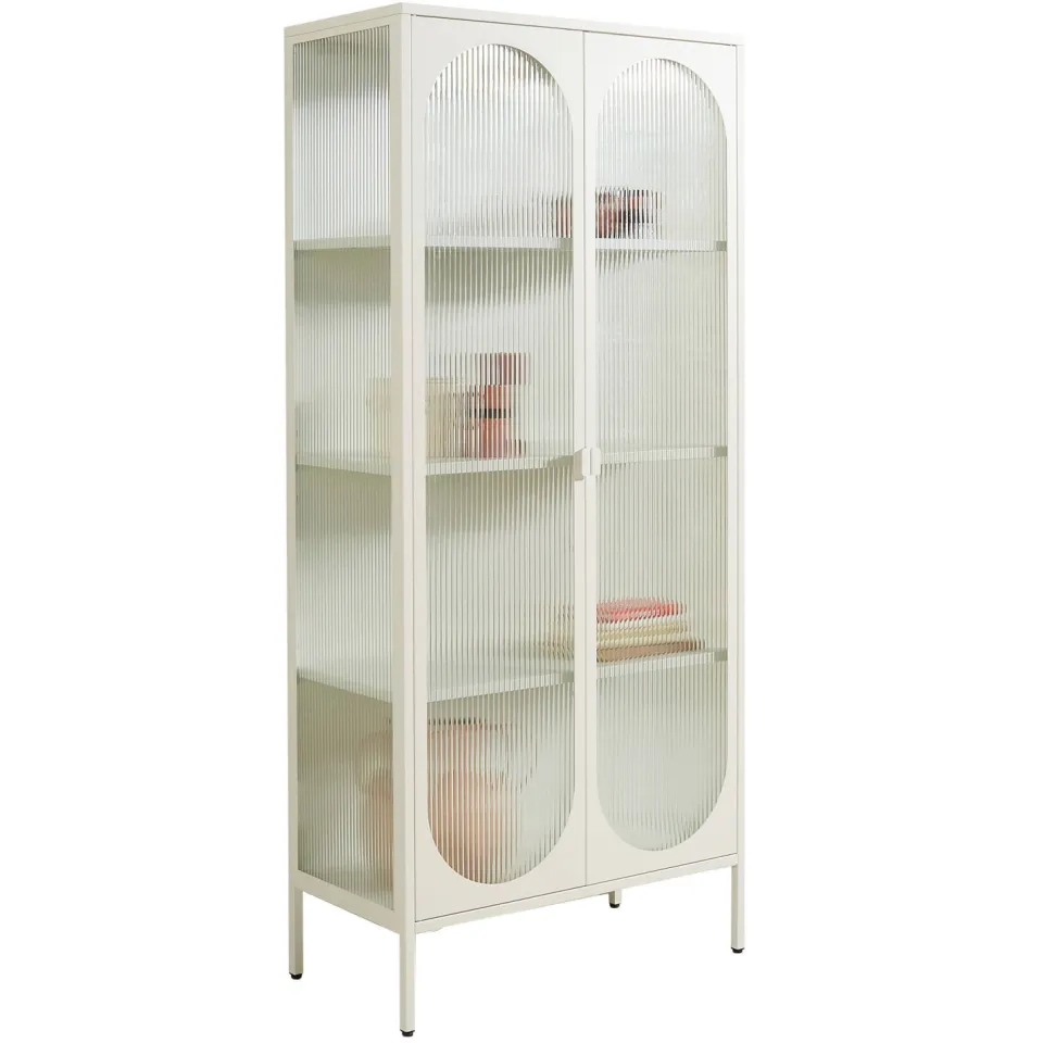 NOUS Living Monroe vitrinekast offwhite, foto 3