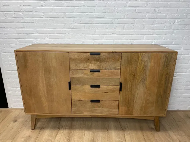 Mangohouten dressoir retro model Mauro