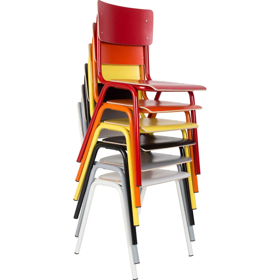 Zuiver Back To School eetkamerstoel wit, foto 4
