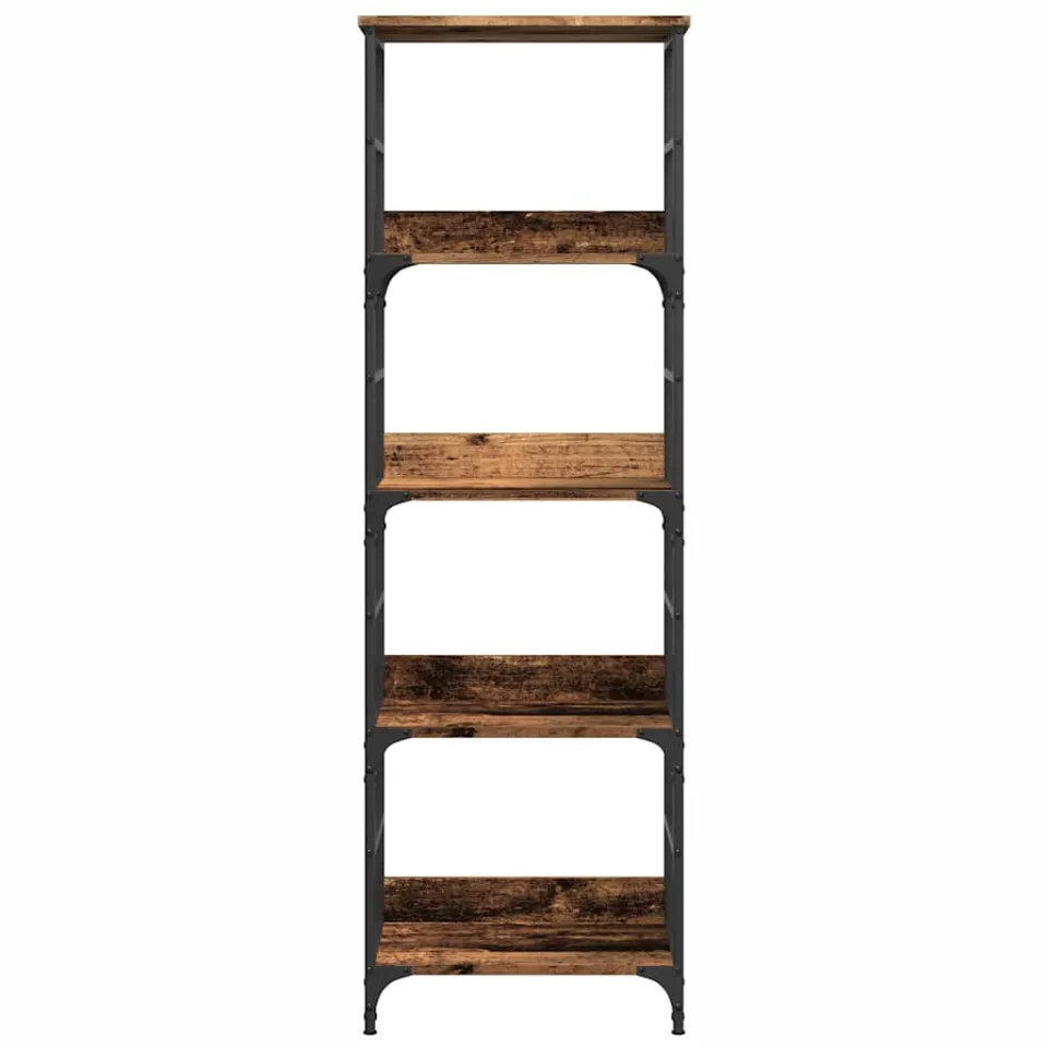 vidaXL Boekenkast 50x33x153 cm bewerkt hout oud houtkleurig bruin, foto 3