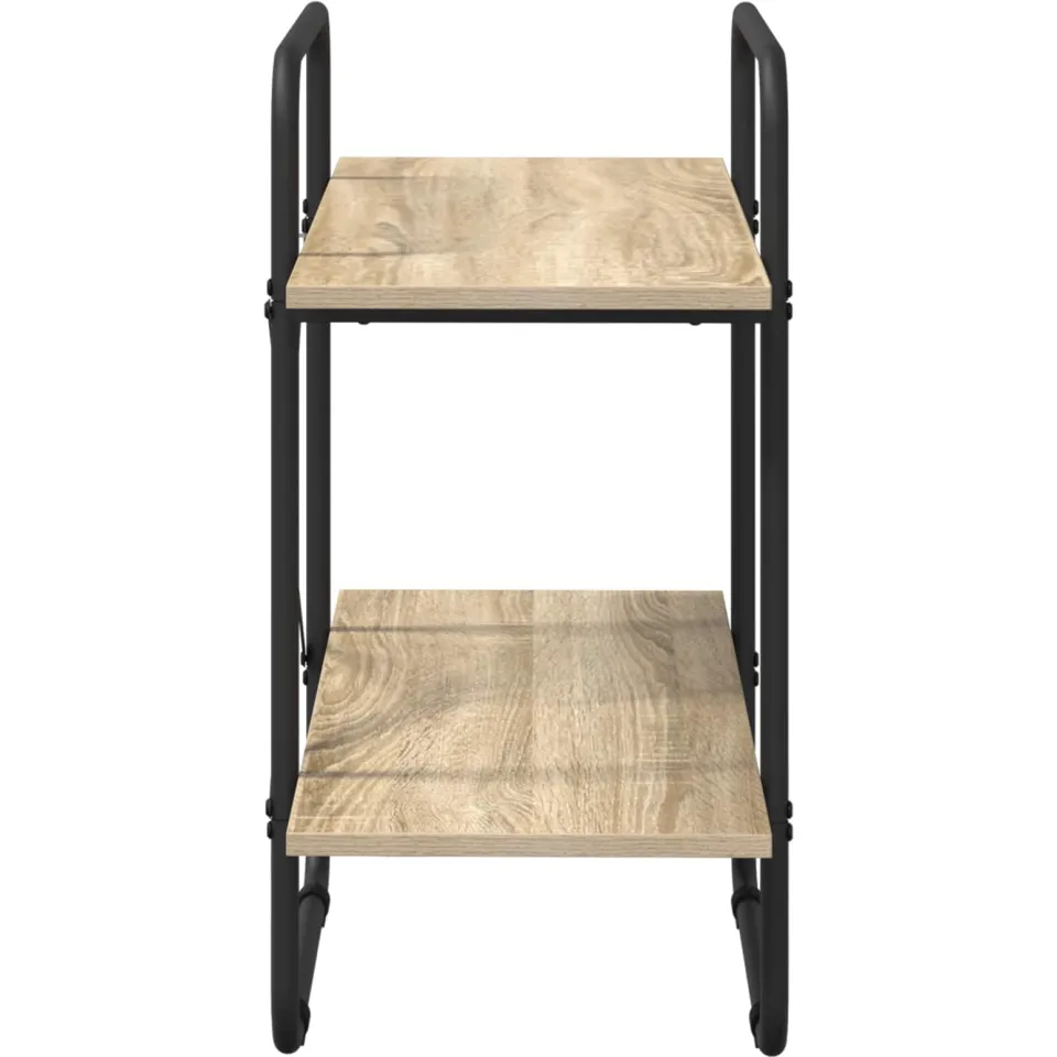 vidaXL Boekenrek 2-laags 80 x 35 x 70 cm PB Sonoma Eiken, foto 4