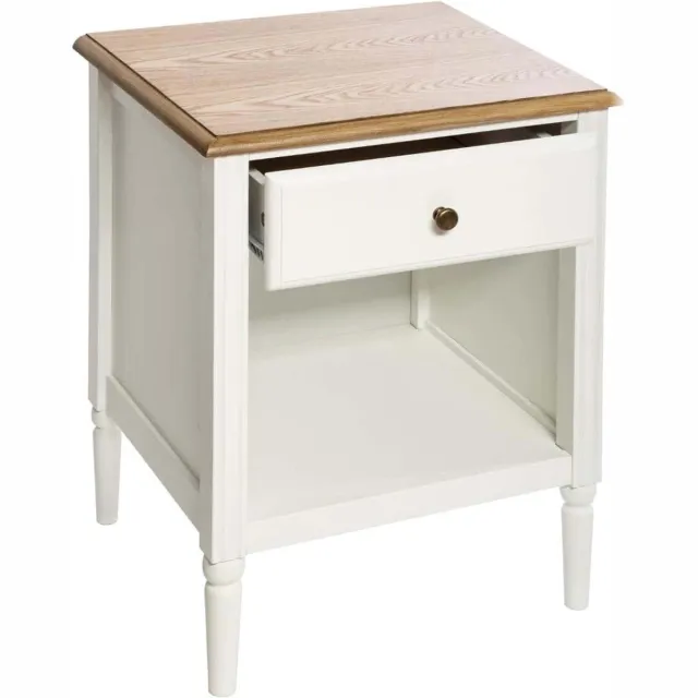 Atmosphera Nachtkastje met lade SOLEN, hoogte 61 cm Blanc