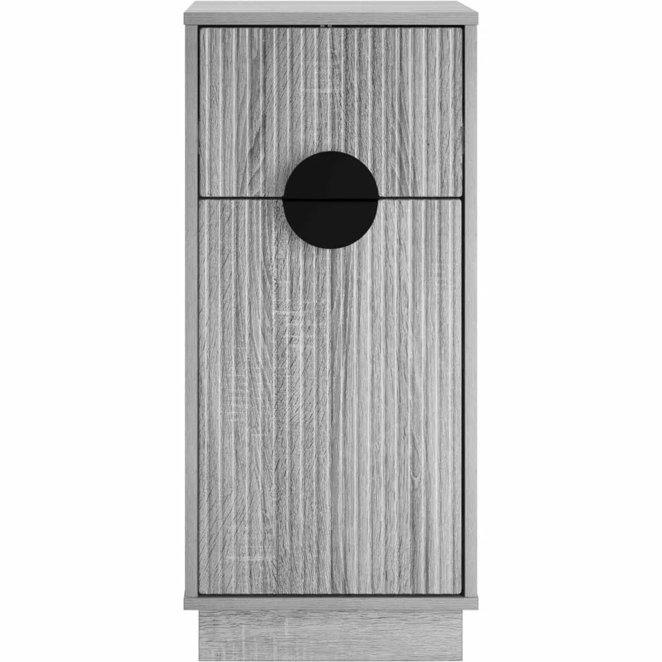 vidaXL Dressoir VENRAY Grijs Sonoma 35 x 33 x 77,5 cm Bewerkt hout, foto 4
