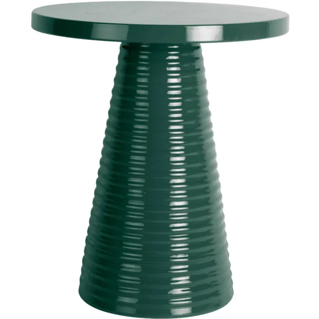 Leitmotiv Catania Ribbed bijzettafel groen