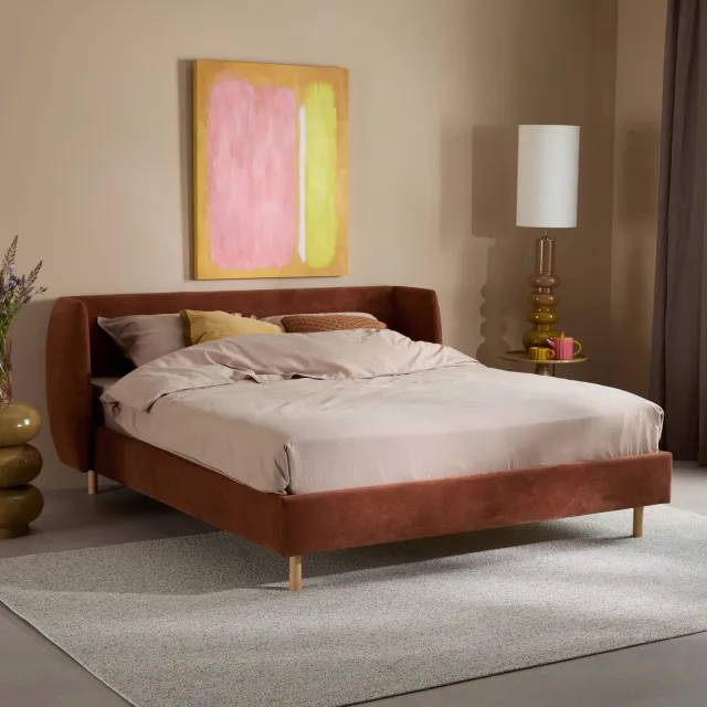 NOUS Living Laori bed bruin, foto 2
