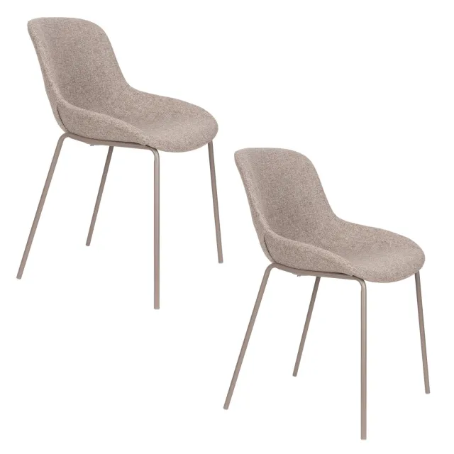 Housecraft Living Pleun eetkamerstoel beige Bruin