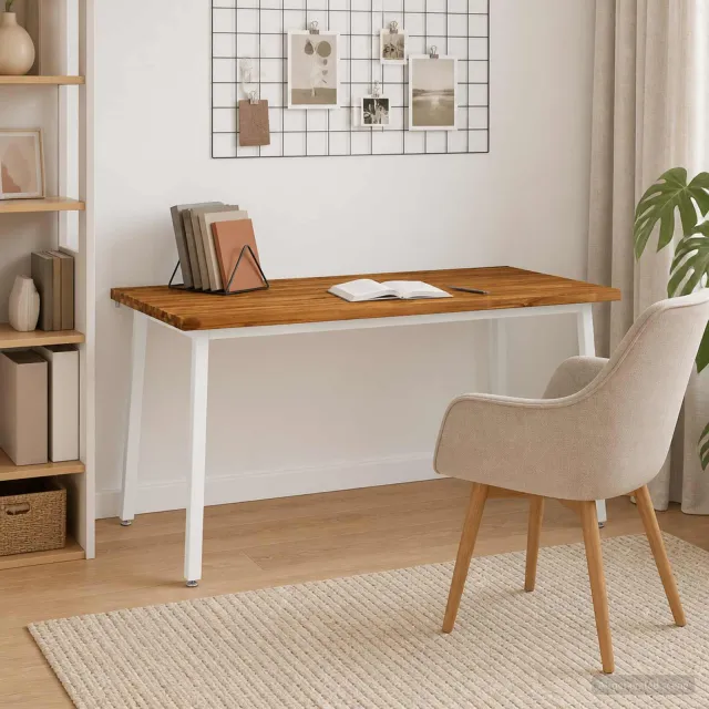 vidaXL Vierkante Eettafel 160 x 90 x 75 cm Massief Acaciahout Naturel Bruin