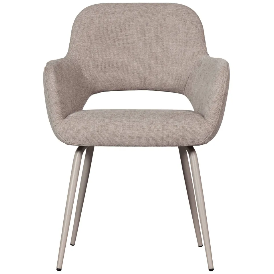WOOOD Jenny eetkamerstoel bouclé beige, foto 3