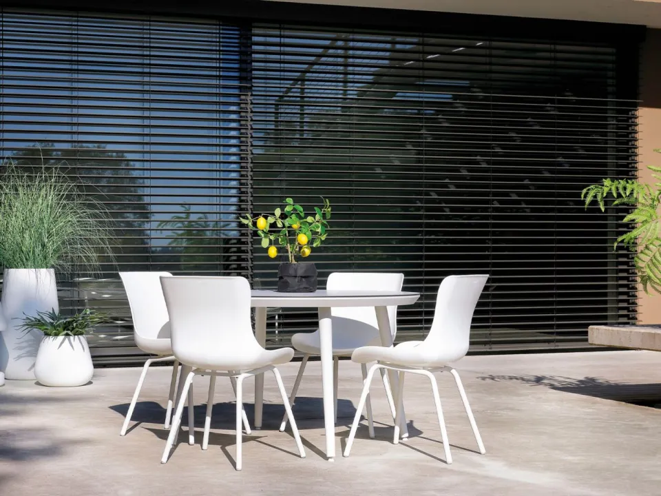 Hartman tuinmeubelen Hartman Sophie Studio dining tuintafel ø128cm wit, foto 3