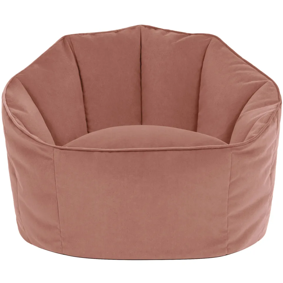 icon Zitzak Sirena - Fluwelen Zitzak - Houtskool roze, foto 6