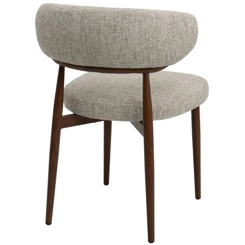 Giga Meubel Milan eetkamerstoel beige walnoot, foto 7