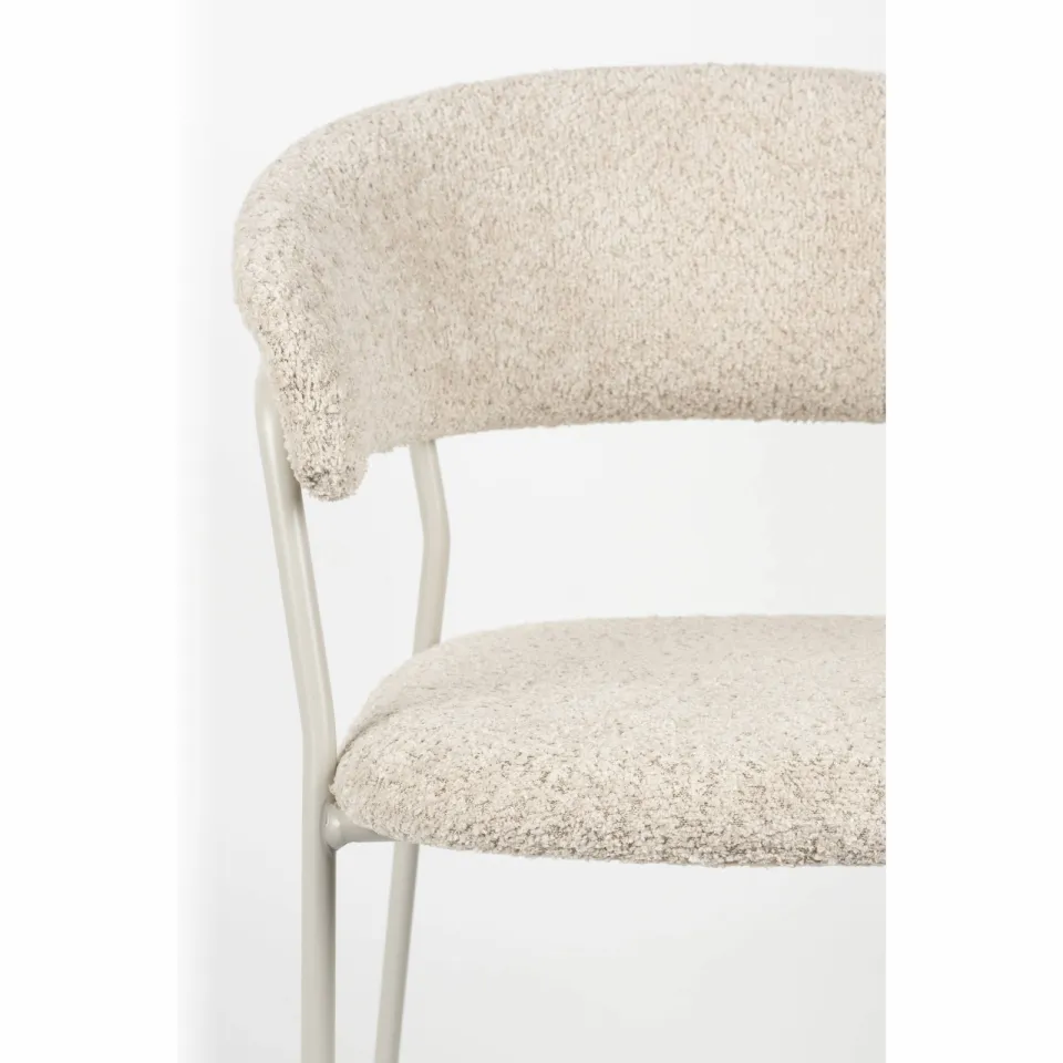 Housecraft Living Zeri eetkamerstoel beige, foto 6