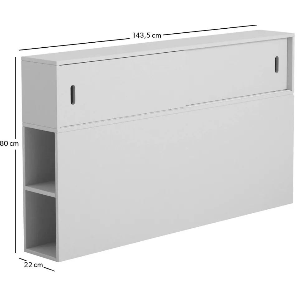 NOUS Living hoofdbord 140x200 Cubi cashmere, foto 4